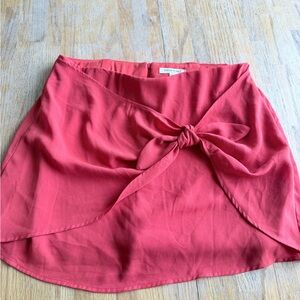 SOLD Living Doll Asymmetrical Red Skirt